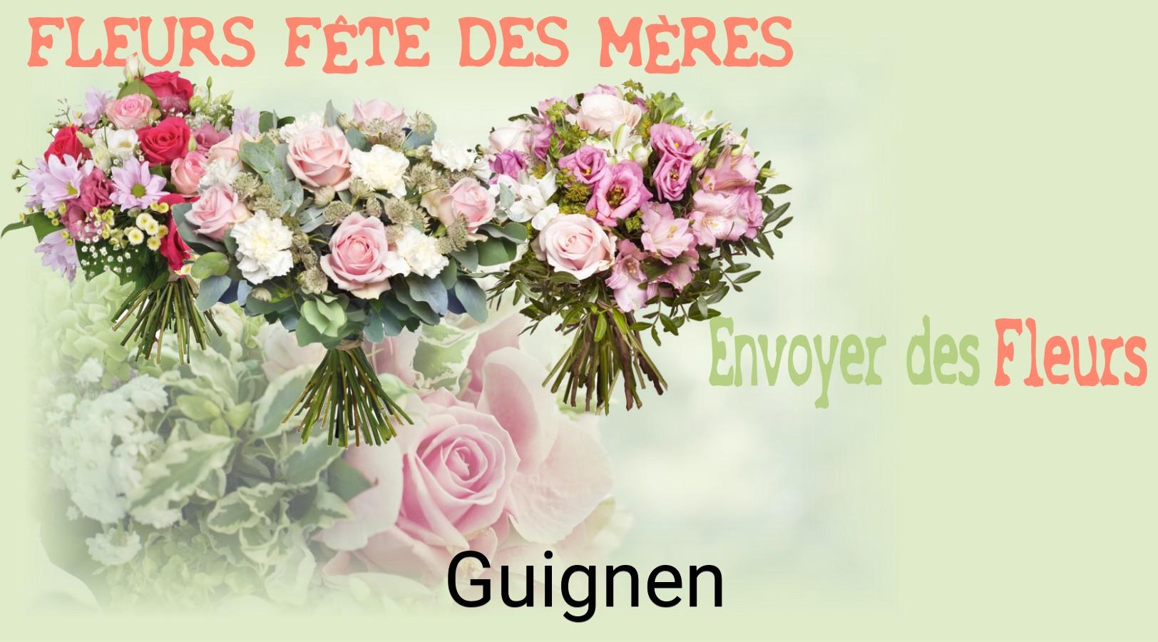 Bouquet de Fête des Mères livré à Guignen